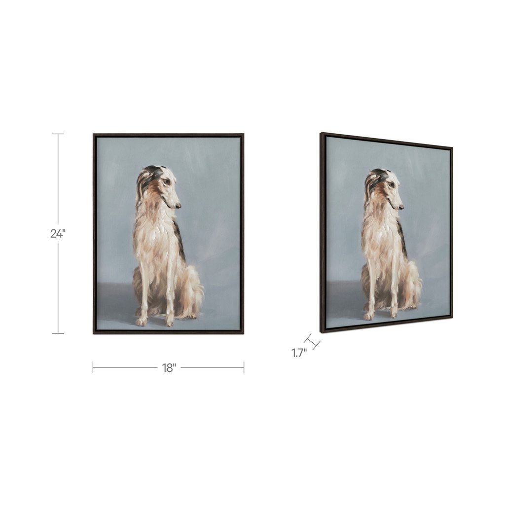 Blue Framed Painting - 4