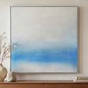 Morning Light Framed Painting Blue Palette - 4