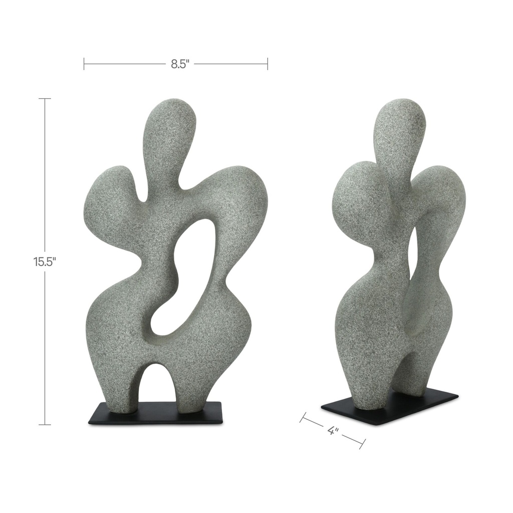 Romy Sculpture Charcoal - 2