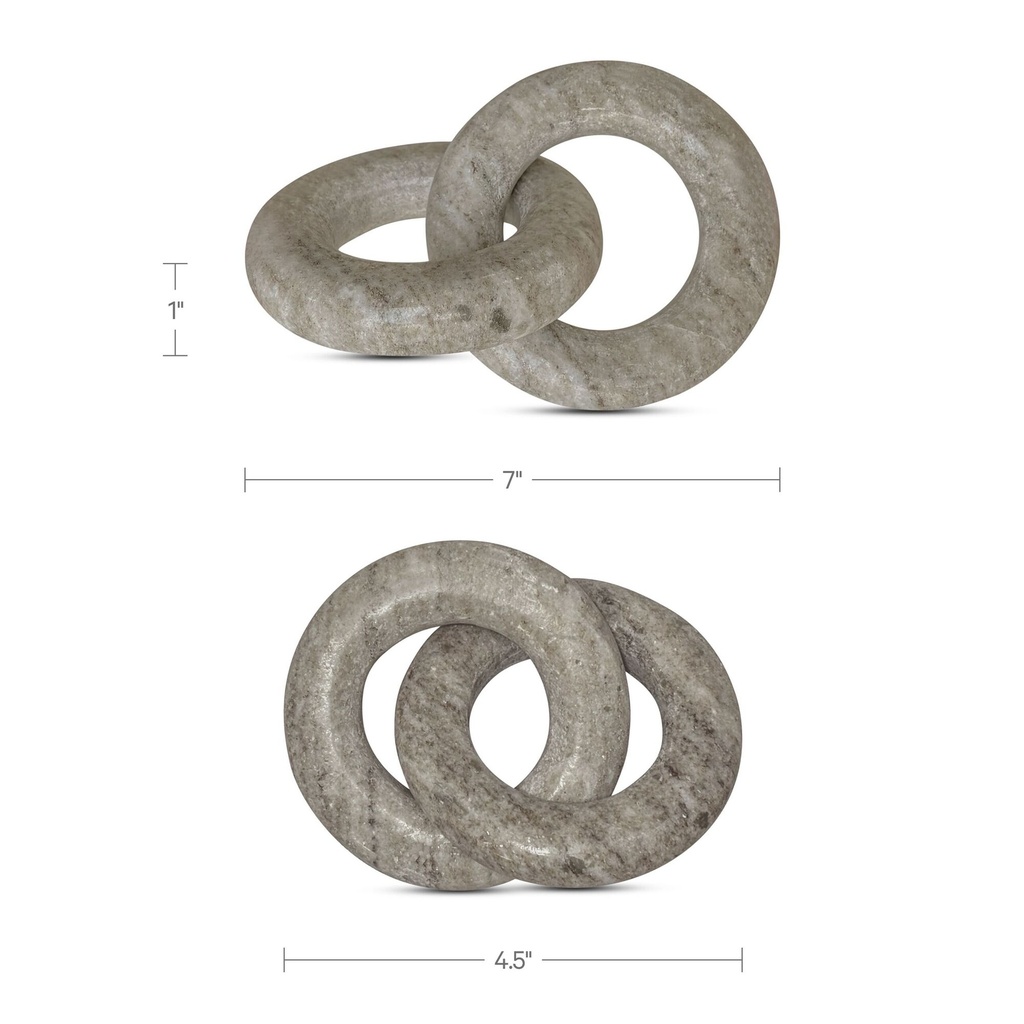 Hera Tabletop Decor Beige Marble - 2