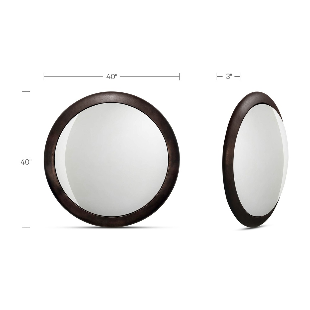 Otis Mirror Blackened Bronze - 2