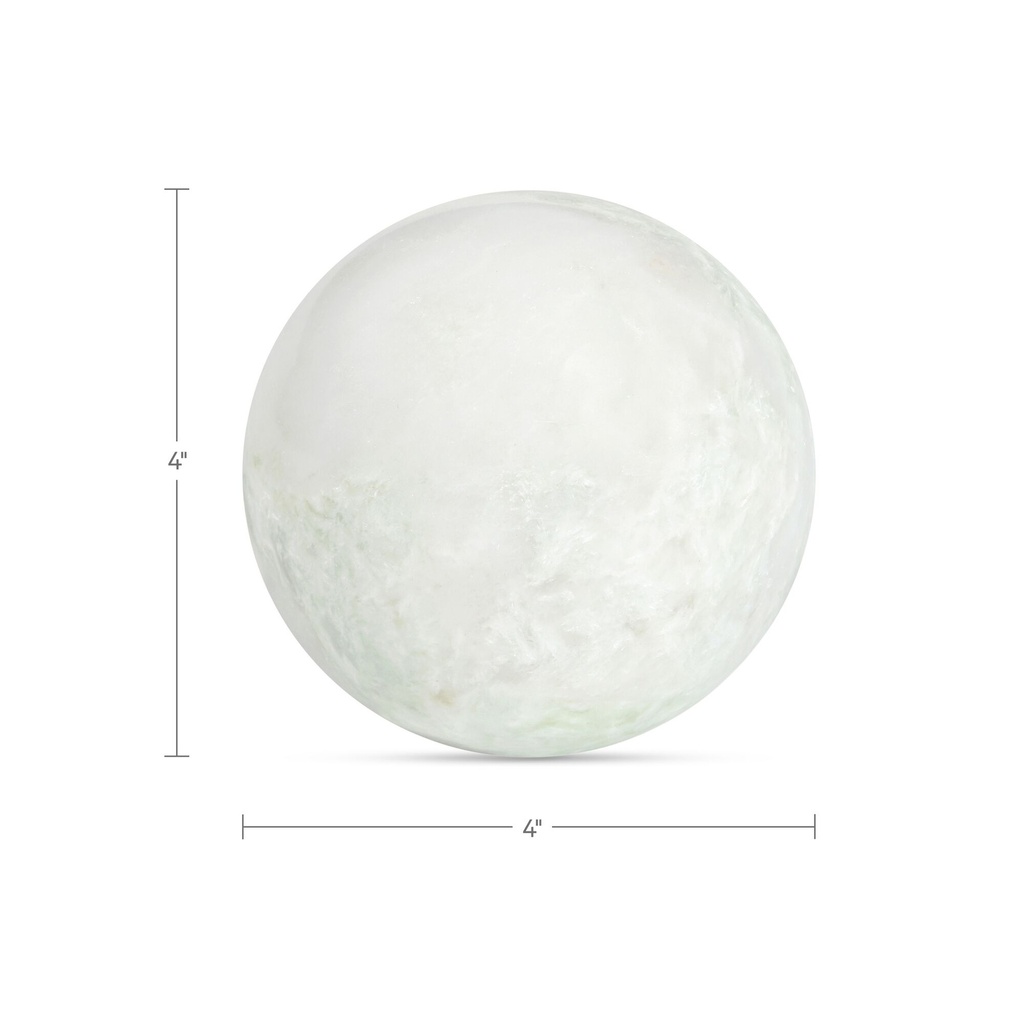 Odessa Sphere Tabletop Accent Green Onyx Marble - 2
