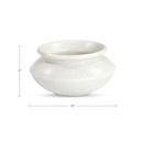 Romano Vessel White Marble - 2