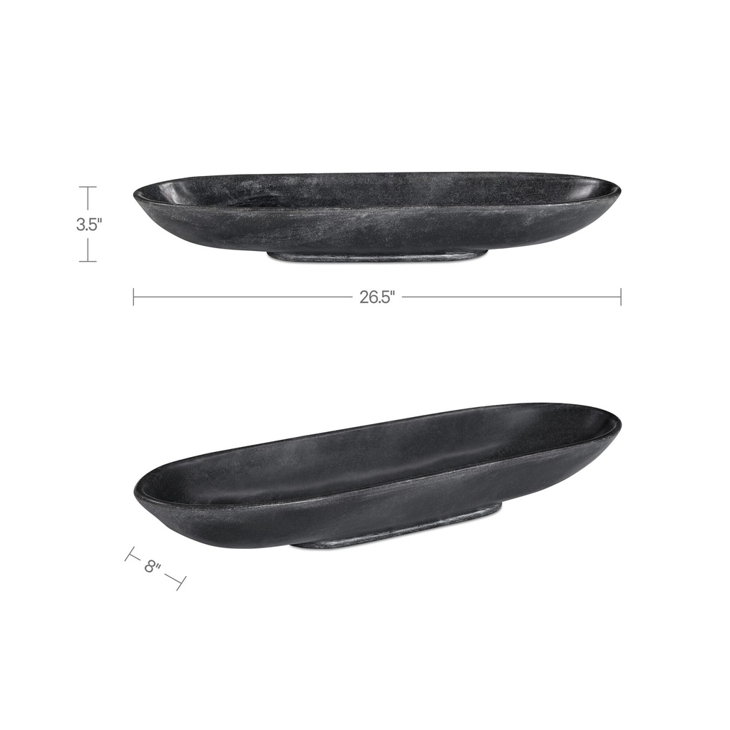 Venetia Tray Black Marble - 2