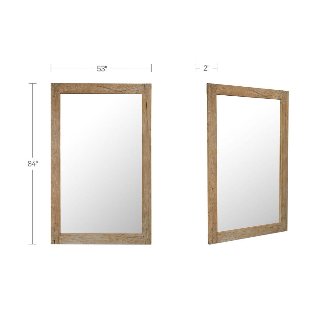 Orchard Reclaimed Wood Floor Mirror - 2