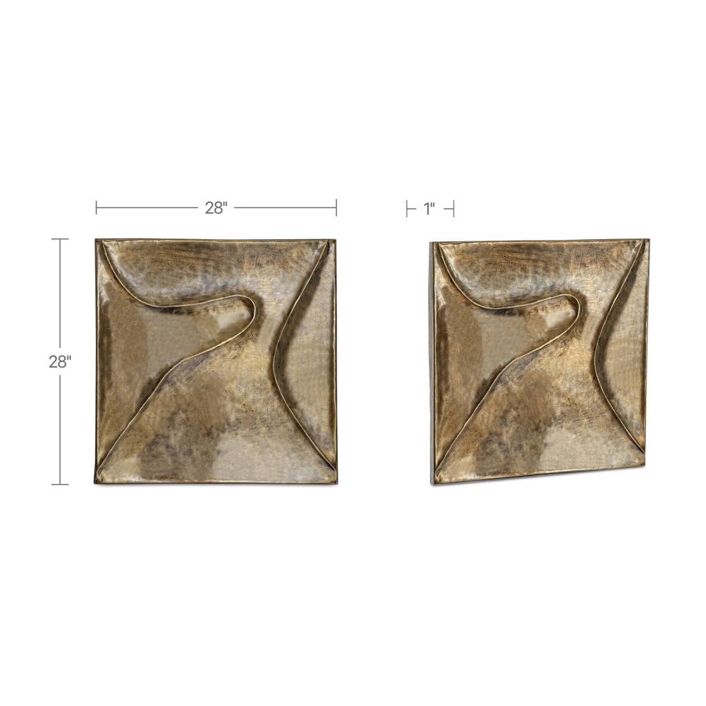 Bode Wall Sculpture Aged Brass - 2