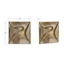 Bode Wall Sculpture Aged Brass - 2