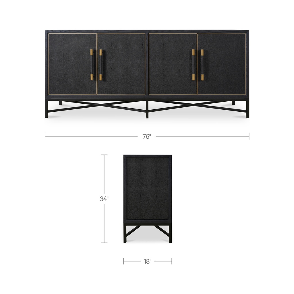 Mako Sideboard Black - 1