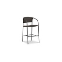 Zola Outdoor Bar Stool Dark Brown - 1