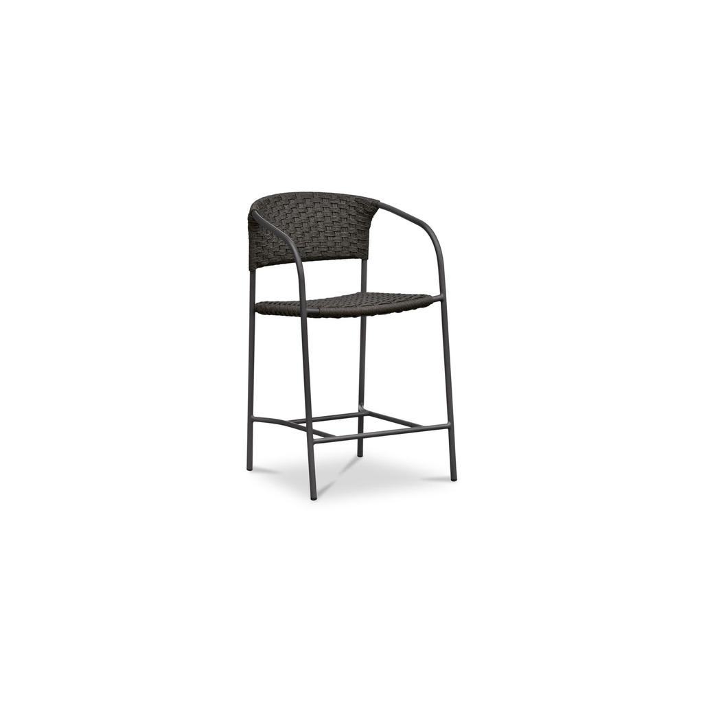 Zola Outdoor Counter Chair Dark Brown - 1