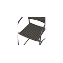Zola Outdoor Counter Chair Dark Brown - 4