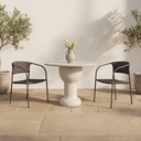 Zola Outdoor Dining Chair Dark Brown-Set Of Two - 8