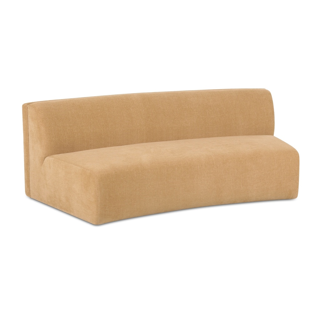 Naomi Concave Sofa Golden Yellow - 1