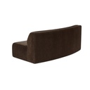 Naomi Concave Sofa Dark Brown - 1