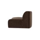 Naomi Concave Sofa Dark Brown - 3