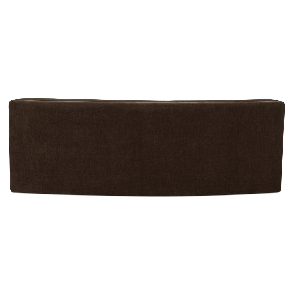 Naomi Concave Sofa Dark Brown - 4