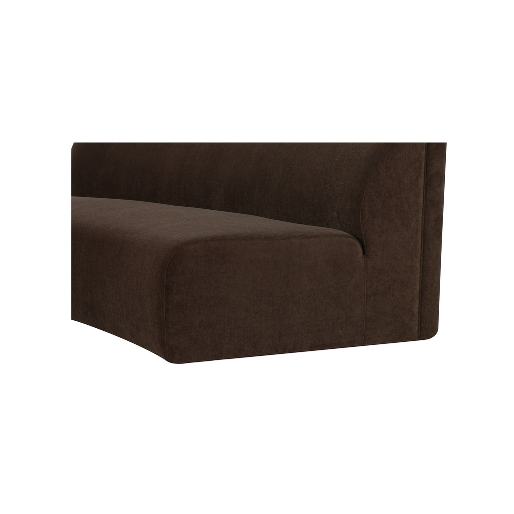 Naomi Concave Sofa Dark Brown - 5
