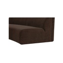 Naomi Concave Sofa Dark Brown - 5