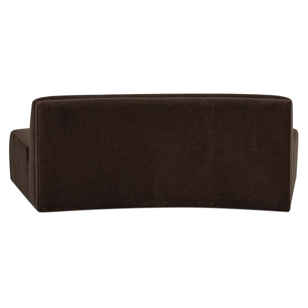Naomi Convex Sofa Dark Brown - 4