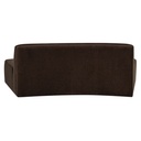 Naomi Convex Sofa Dark Brown - 4
