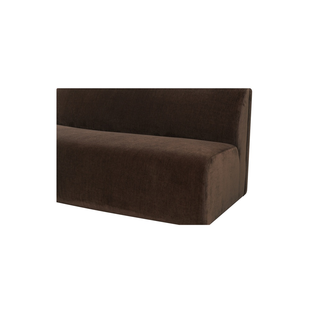 Naomi Convex Sofa Dark Brown - 5