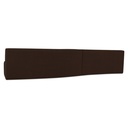 Naomi 2 Piece Wave Modular Sectional Dark Brown - 1