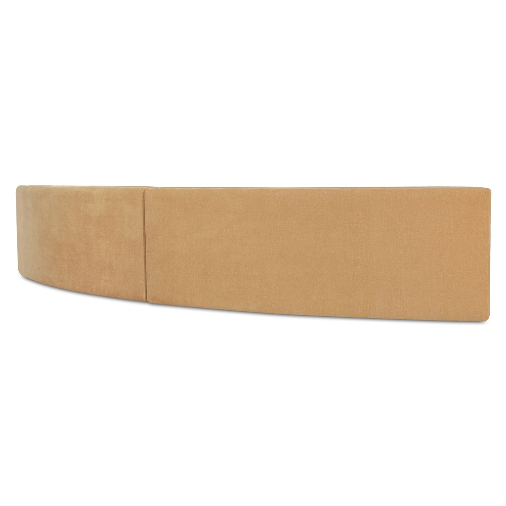 Naomi 2 Piece Concave Modular Sectional Golden Yellow - 2