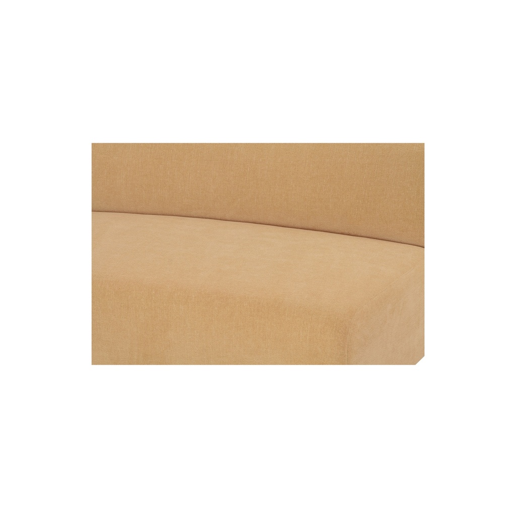 Naomi 2 Piece Concave Modular Sectional Golden Yellow - 5