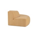 Naomi 2 Piece Convex Modular Sectional Golden Yellow - 3