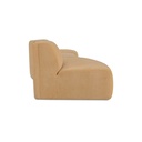 Naomi 3 Piece Wave Modular Sectional Golden Yellow - 3