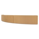 Naomi 3 Piece Concave Modular Sectional Golden Yellow - 2