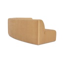 Naomi 3 Piece Concave Modular Sectional Golden Yellow - 3