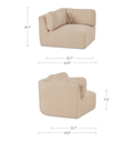 Matina Corner Chair Oatmeal - 7
