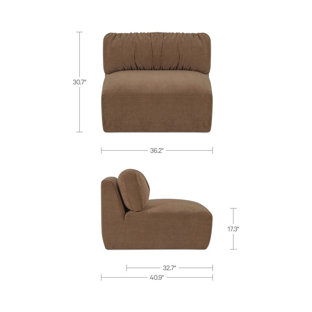 Matina Slipper Chair Taupe - 8