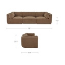 Matina Modular Sofa Taupe - 8