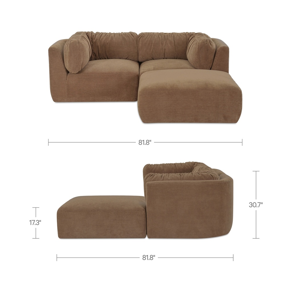 Matina Nook Modular Sectional Taupe - 7