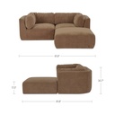 Matina Nook Modular Sectional Taupe - 7