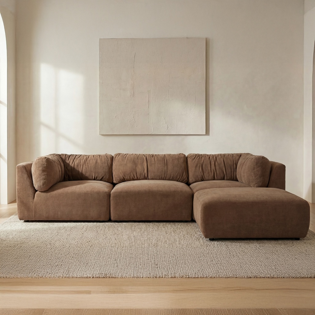 Matina Lounge Modular Sectional Taupe - 7
