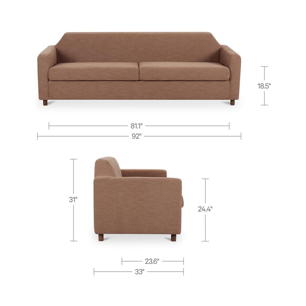 Finch Sofa Washed Pink - 11