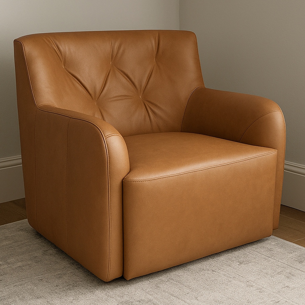 Sullivan Swivel Chair Tan - 7