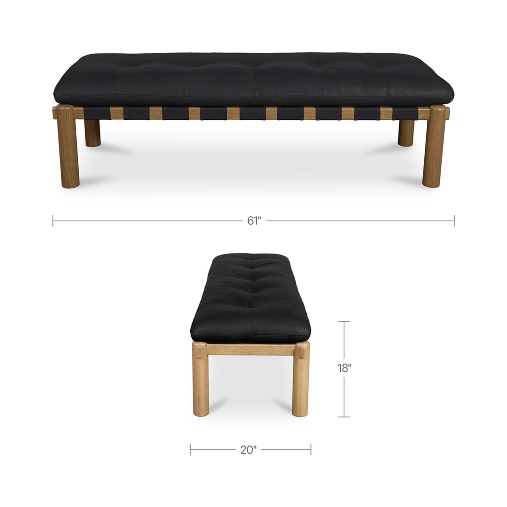 Costello Bench Black - 6