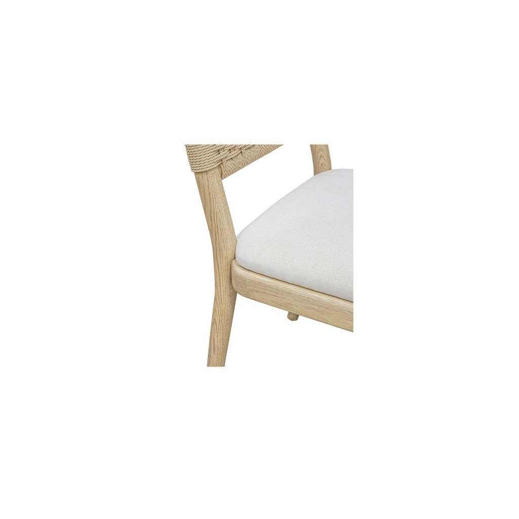 Claire Dining Chair Natural-Set of Two - 5