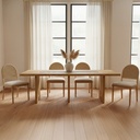 Claire Dining Chair Natural-Set of Two - 6