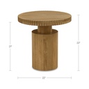 Leigh Side Table Brown - 4