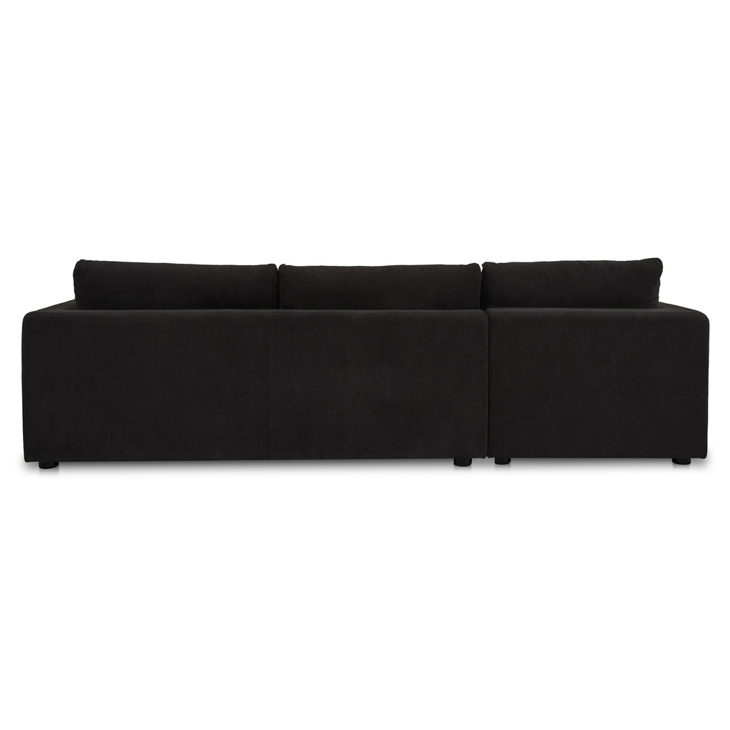 Burrow Sleeper Sectional With Storage Chaise Black Left - 4