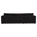 Burrow Sleeper Sectional With Storage Chaise Black Left - 4