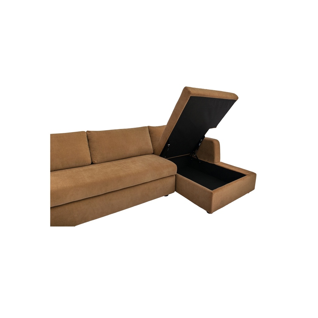 Burrow Sleeper Sectional With Storage Chaise Ginger Right - 5