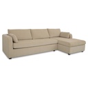 Burrow Sleeper Sectional With Storage Chaise Sand Right - 1