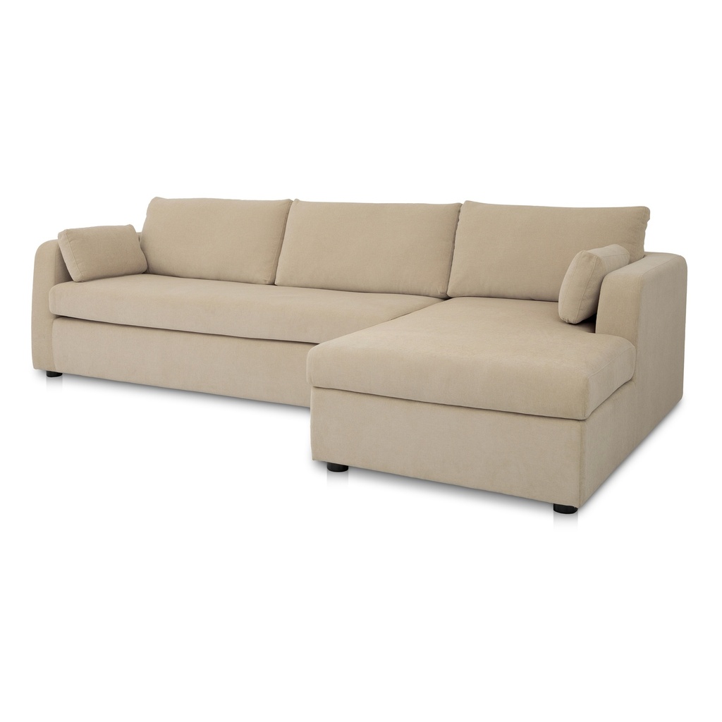 Burrow Sleeper Sectional With Storage Chaise Sand Right - 2