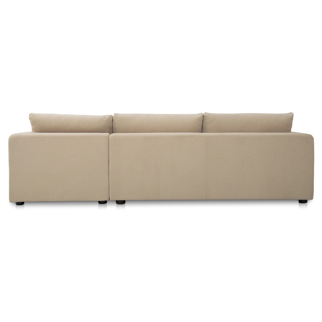 Burrow Sleeper Sectional With Storage Chaise Sand Right - 4